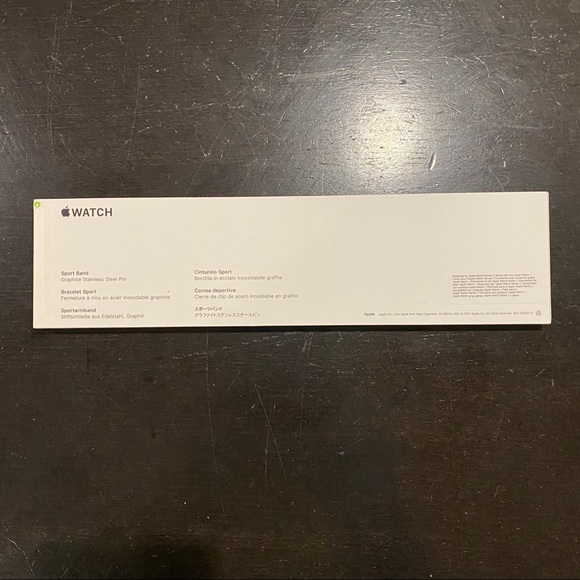 NIB 45mm Apple Watch Midnight Sport Band - Picture 3 of 6